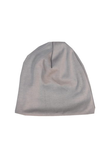 Luess Fitilli Kışlık Unisex Çocuk Bere - Gri