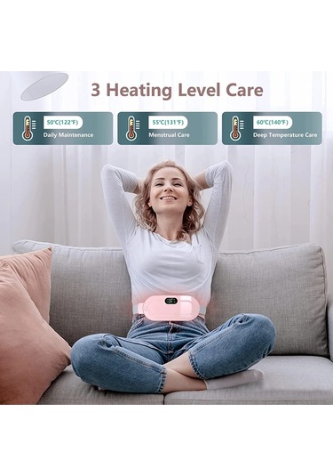 Dijital Özel Gün Kemeri - Regl Ağrıları Için Titreşimli Isı Veren