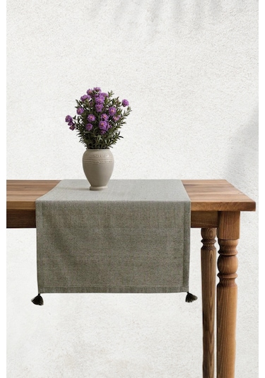 Selendi Runner Yeşil Masa Örtüsü