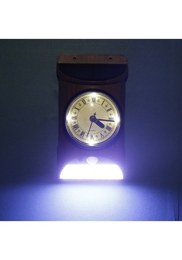 Ulzyvf Güneş Enerjili Duvara Monte Sensörlü Aydınlatma Ve Termometre-higrometre Kahverengi Kahverengi