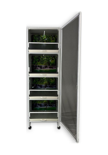 İstanbul Kafes Model 1 Pvc Kuş Dolabı