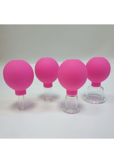 Suntek Masaj Vücut Yüz Bacak Arka Kol Geri Için 4 Parça Kırmızı Gül