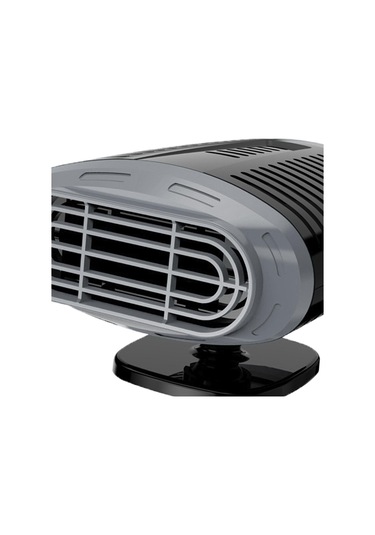 Suntek 120w 360 Dönebilen Isıtma Soğutma 2 Dişli 12 V Oto Isıtıcı Fanı Gri