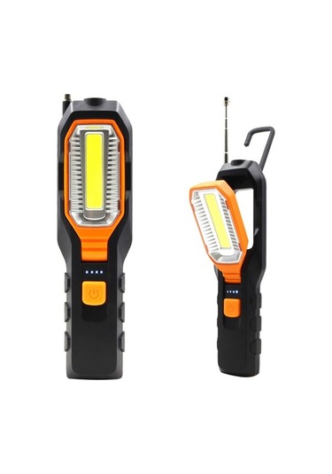 Besthome1 Usb Şarjlı Manyetik Tabanca Led Işığı - Araç Tamiri, Kamp Ve Bakım İçin Parlak Kullanım İçin İdeal Yd-6302b