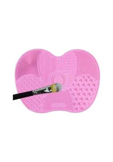 Zmc Bilişim Pratik Kolay Makyaj Fırçası Temizleme Matı Aparatı Aleti