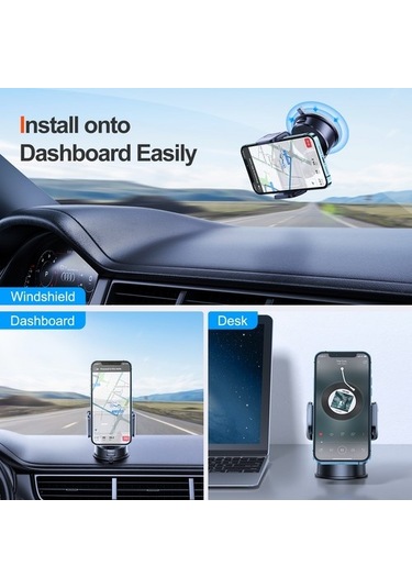 Joyhub Betty Becky Joyroom Jr-zs284 Araç Kontrol Paneli Telefon Tutacağı Siyah Havalandırma X1lnhn