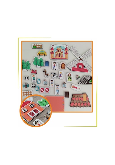 35 Parça Ahşap Hayal Dünyam Puzzle