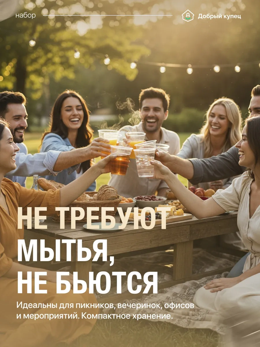 Dobryj Kupec Tek Kullanımlık Bardaklar 500 Ml 100 Adet, Fide Kabı 150620156 Diğer