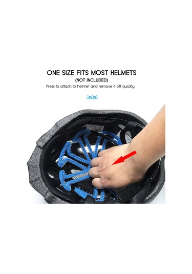 Geeroyoo Kask İçin Silikon İç Dolgu Pad - Turuncu Renkli, Yumuşak Ve Dayanıklı Turuncu