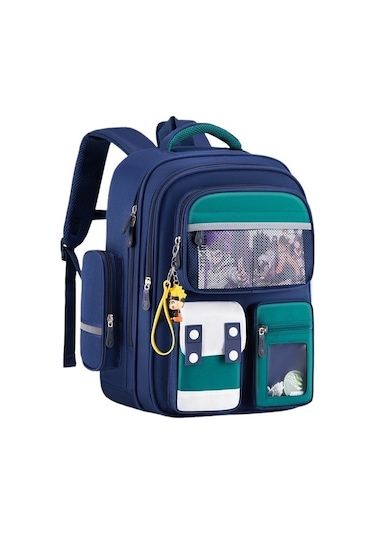 Ortaokul Ve İlkokul Öğrencileri İçin Ergonomik Sırt Çantası, Omurga Desteği Ve Geniş Bölmeli Tasarım, 1. Sınıftan 6. Sınıfa Kadar Kız Ve Erkek Çocuklar İçin Dayanıklı Okul Çantası Yeşil