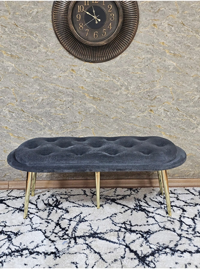 Ufo Oturak Bench - Gold Kaplama Sivriltme Ayak - Oturak - Bench - Çok Renkli