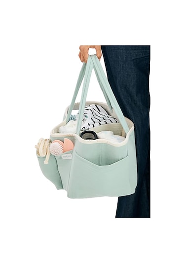 Miniboni Müslin Anne Organizer Çanta - Yeşil Standart Yeşil