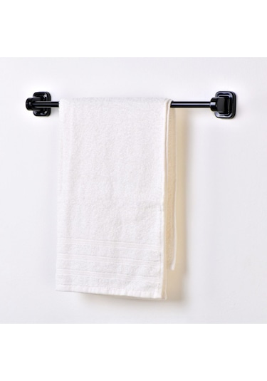 Paslanmaz Uzun Havluluk Havlu Askısı Askılık Havluluk Siyah