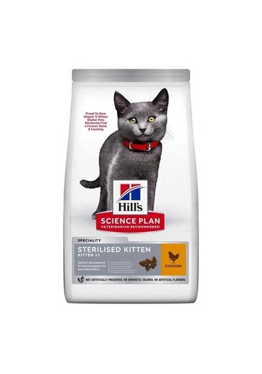 Hıll's Scıence Plan Yavru Tavuklu Kısırlaştırılmış Kedi Maması 10 Kg