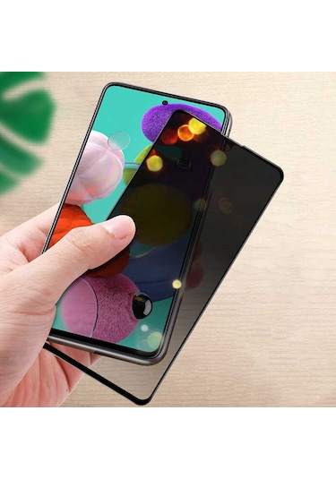 Zore Galaxy A73 Uyumlu New 5d Privacy Temperli Ekran Koruyucu