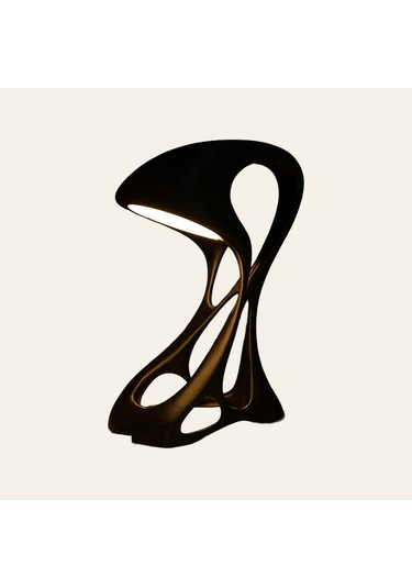 Modern Tasarım Masa Lambası Siyah