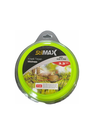 3.3 Mm 6 Köşeli Misina 46 Metre Altıgen Tırpan Misinası 3 Adet