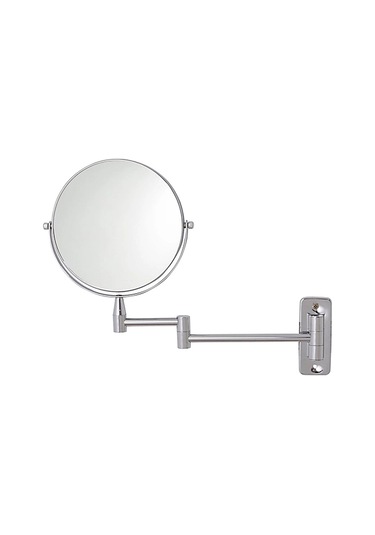 Makyaj Aynası Krom Duvar Aynası Çift Taraflı Büyüteçli MB024