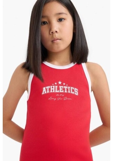 DeFacto Kız Çocuk Baskılı Fitilli Kaşkorse Kolsuz Yazlık Elbise -  B4491A825SMRD51