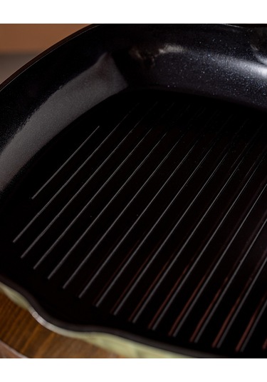 Madame Coco Freya Izgara Tavası - Yeşil - 16 CM