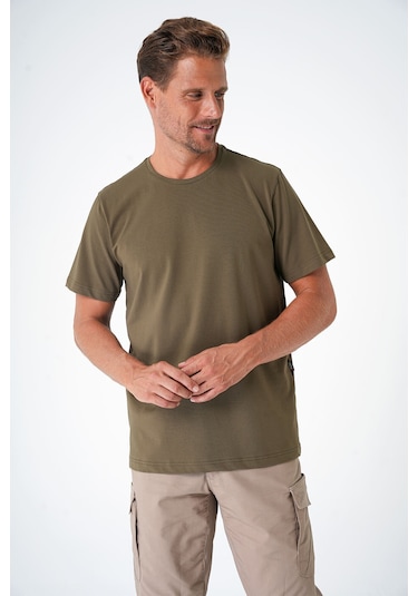 Mecanık Casual Neo Organic T-shirt Haki