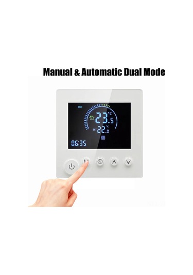 Yifomall 3a Su Isıtma Sistemi İçin Akıllı Lcd Termostat, 90-240v, 5-60 C Ayar Aralığı, Programlanabilir Sıcaklık Kontrol Cihazı