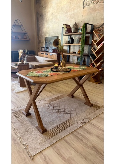 Ntconcept Arden Doğal Ahşap Masif Yemek Masası 85x150