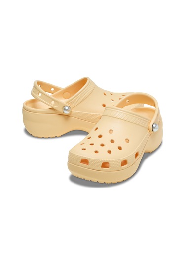 Classic Platform Pearl Clog Golden Hour Sarı