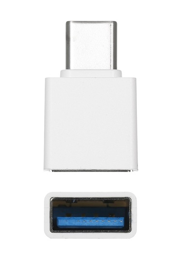 Wezone Type-c'den Usb 2.0'a Çevirici, 480mb/s Hızlı Aktarım, Mini Taşınabilir, Tüm Cihazlarla Uyumlu Beyaz Adaptör