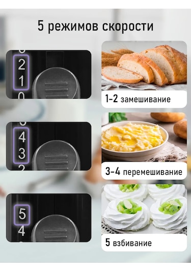 Lumme LU-MX1879A 500 W Elektrikli El Mikseri 225972149