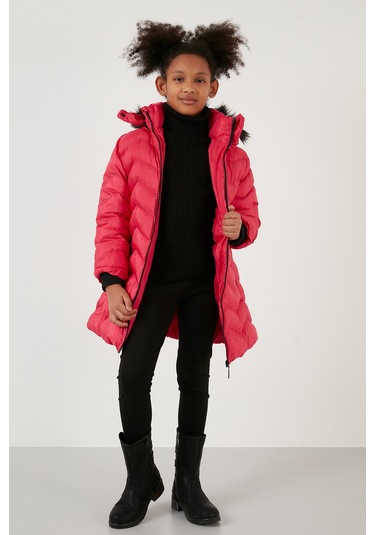 Lela Kız Çocuk Mont 5766041-Pembe