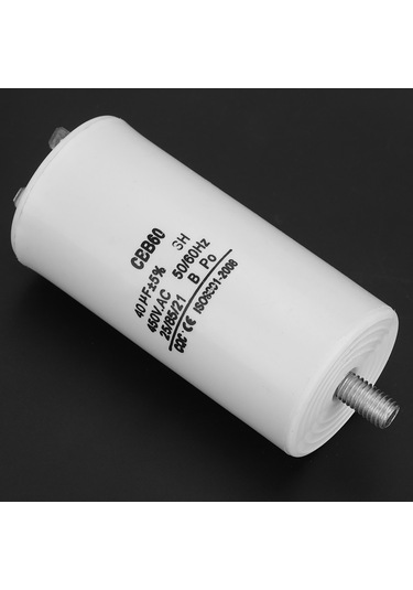 Wezone Cbb60 Tipi 450v 40µf Motor Başlatma Ve Çalışma Kondensörü - Çamaşır Makinesi, Pompa, Buzdolabı Uygulamaları