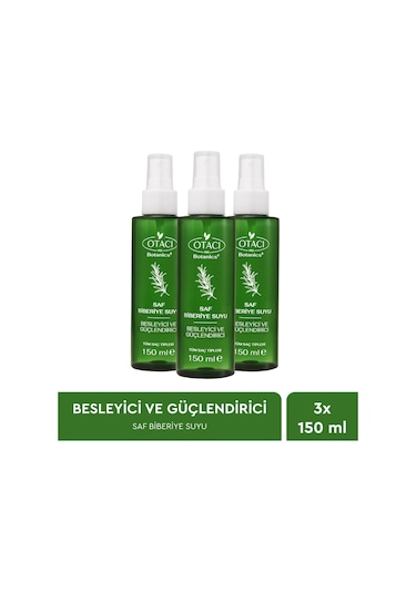 Otacı Botanics+ Saf Biberiye Suyu Tonik Üçlü Paket