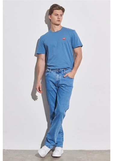 Wrangler Erkek Kot Pantolon W121HRZ93 MAVİ Mavi