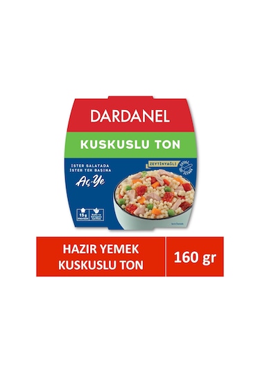 Dardanel Aç Ye Kuskuslu Ton Balığı 160 G