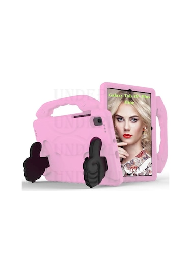 Samsung Galaxy Uyumlu Tab A9 Plus X210 X213 X215 X217 Kılıf Tutmalı Standlı Silikon Case