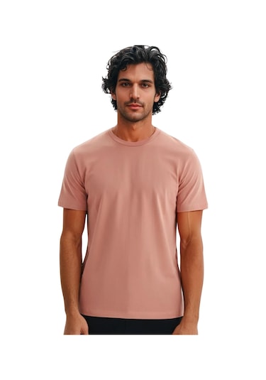 Ar-ma Erkek Regular Fit Pamuk Süprem Basic Bisiklet Yaka Tişört Y31344408002 Pembe 2XL Ar-ma Erkek Regular Fit Pamuk Süprem Basic Bisiklet Yaka Tişört Y31344408002 Pembe 2XL