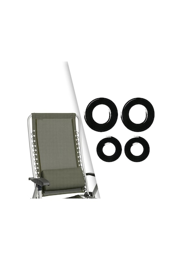 Suntek Arka Bahçe Için O Yerçekimi Sandalye Elastik Siyah