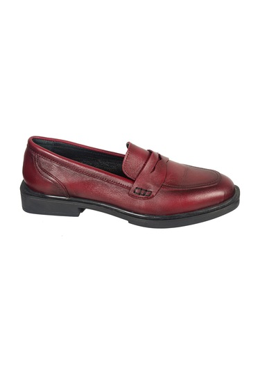 Dexter Tp9232-4 Kadın Loafer Ayakkabı Bordo