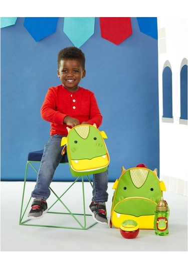 Skip Hop Zoo Çerez Kabı 222 ML Kırmızı-Yeşil