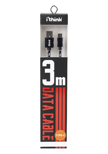 İthink K30C 3 M Type-c Kablo Siyah
