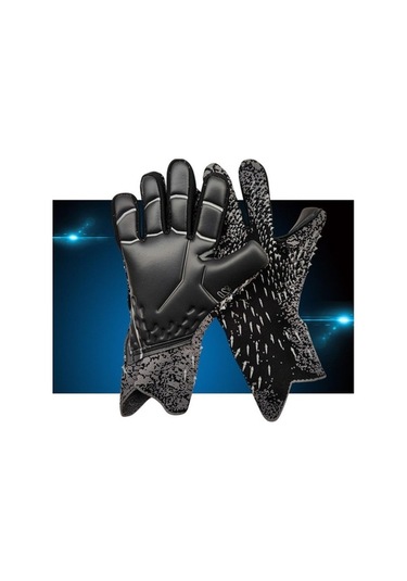 Artfulabode Yüksek Yetişkin Tutuş Su Skycıty Profesyonel Performans Kaymaz Kaleci İçin Geçirmez Futbol Eldivenleri Çocuk & & - Uj Siyah