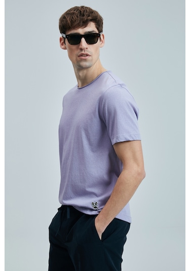 Lufian Junya Erkek Basic Tişört Lila Lila 111020259100870 Lila