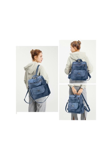 Kadın Sırt Çantası Su Geçirmez Hırsızlık Önleyici Hafif Pu Moda Seyahat Çok Amaçlı Diğer