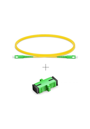 Fiber Internet Kablo Uzatma Paketi 5 Metre Sc-apc Sc-apc Patchcord Ve Konnektör