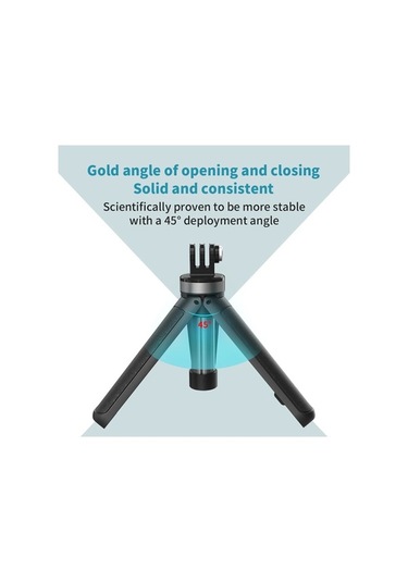 Tongxida Mini Spor Kamerası İçin Telesın Evrensel Masaüstü Selfie Tripod, 13.4-25.5cm Ayarlanabilir