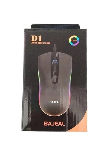 Prestigegoods Bajeal D1 Rgb Usb Kablo Fare - Ergonomik Oyun Fare D1