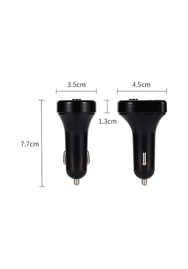 Geeksen Araç Bt5.0 Mp3 Çalar - Fm Aktarıcı, Kartlı Oynatıcı, Bluetooth免提 Alıcı, 1000ma Çıkış