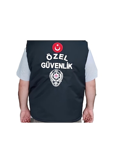 Özel Güvenlik Yelek Siyah