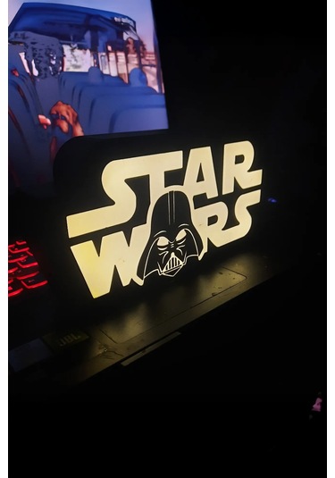 Star Wars Temalı Dekoratif Led Aydınlatma Çok Renkli